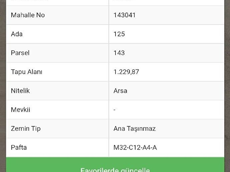 Tarla değil arsa