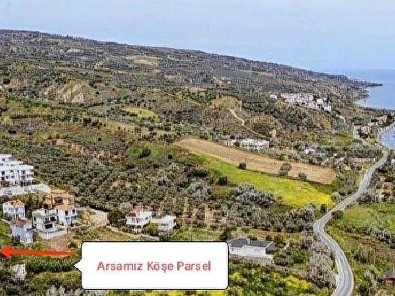 Tekirdağ şarköy/mürefte mahallesi'nde deniz manzaralı villa i̇marlı satılık arsa