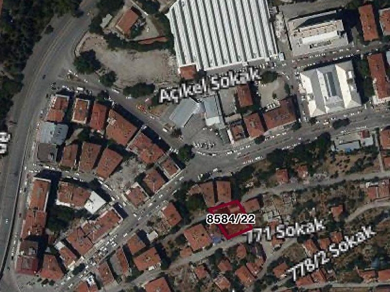 İmarli ti̇cari̇ arsa 836 m2 satilik ankara merkez