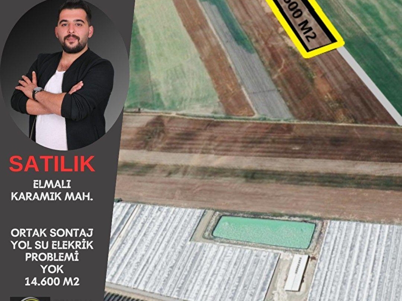 Baylan's gayri̇menkulden sera yapimina  uygun veri̇mli̇  arazi̇ satiliktir , uygun fi̇yat