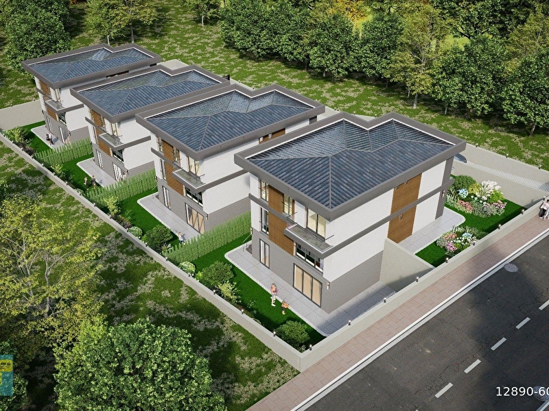 Eti̇mesgut bağlica mah.5+2 sifir projeden  satilik vi̇llalar