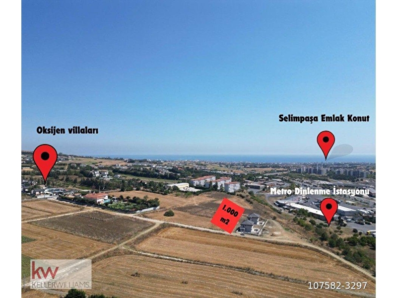 Si̇li̇vri̇ / ortaköy satilik vi̇lla i̇marli arsa