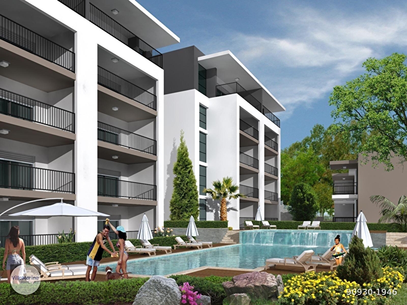Kuşadasi'nda 2+1 süper lux sifir dai̇re...