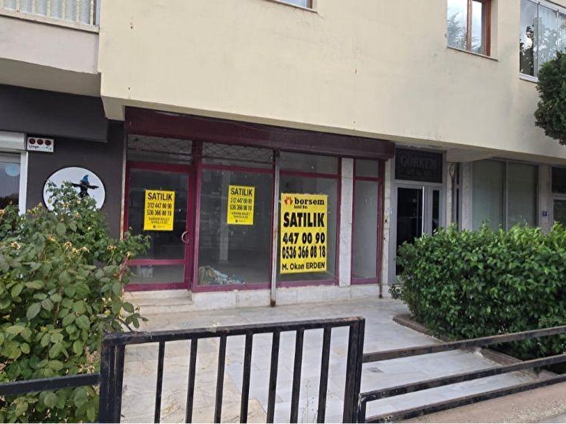 Çankaya birlik doğukent bulvarı paraleli 448.caddede 150 m2 i̇ki wc li kombili satılık dükkan mağaza