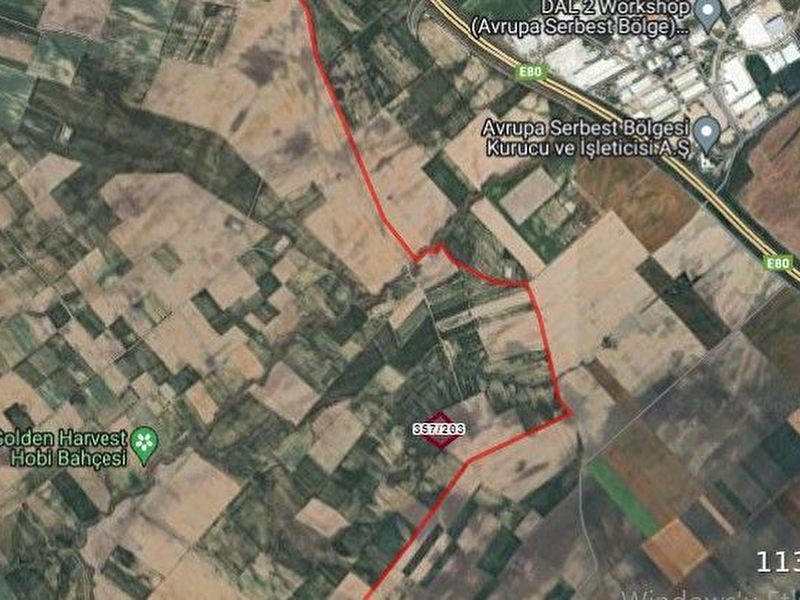 Ergene ulaş avrupa serbst bölgesi̇ yakini 18400 m² satilik tarla
