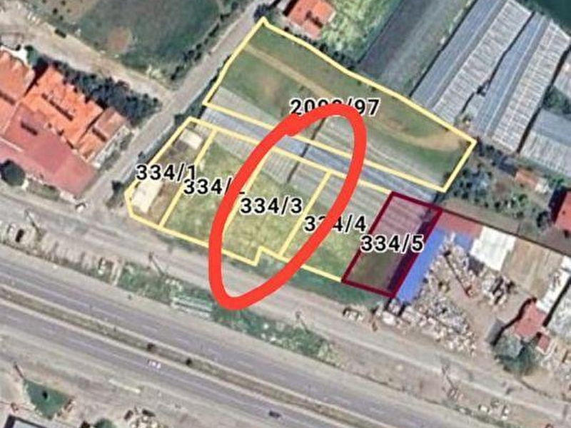 Fethiye karaçulhada yol üzeri 795m² ticari ünite arsa