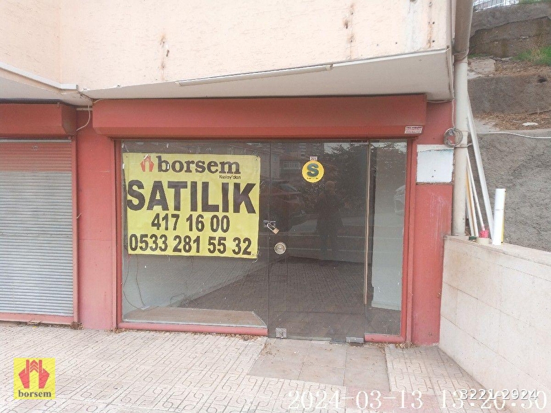 Serhat sokakta satılık dükkan