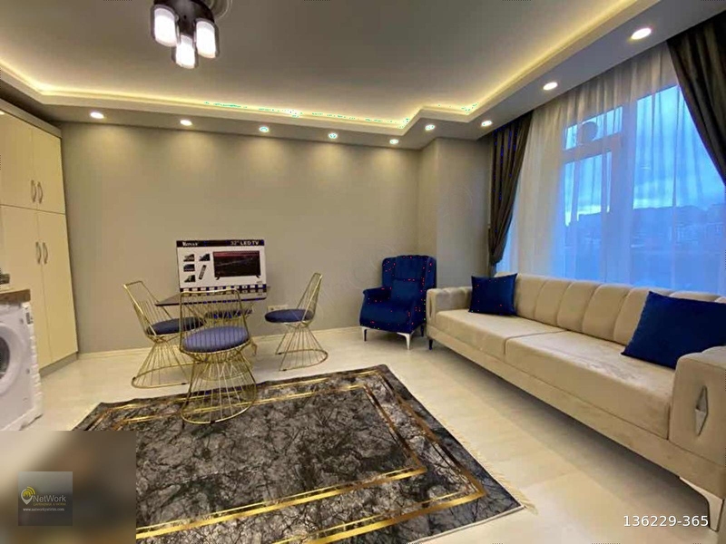 Nef 98 di̇bi̇nde şehi̇r manzarali full eşyali 2+1 arakat dai̇re