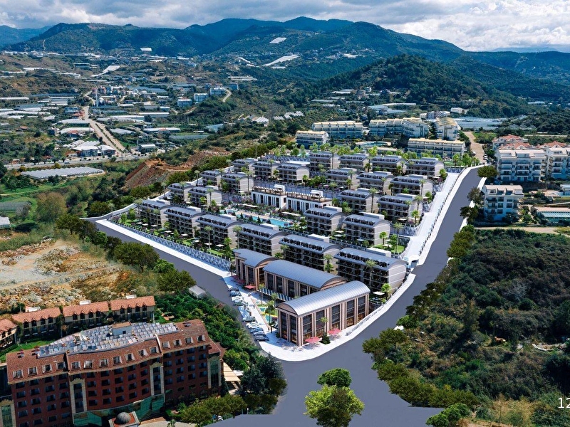 Apartment 1+1 konakli full concept 5 stars