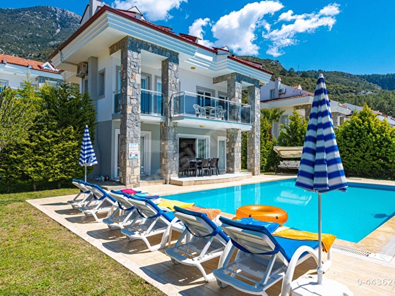 Günlük Kiralık 3 Odalı Villa Muğla Fethiye Ölüdeniz Mahallesi 8 Kişi Kapasiteli