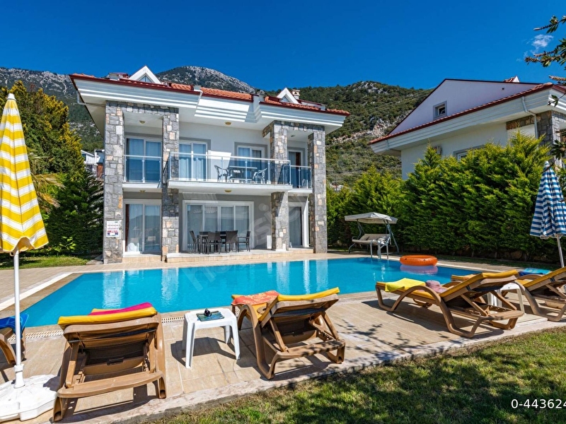 Günlük Kiralık 3 Odalı Villa Muğla Fethiye Ölüdeniz Mahallesi 8 Kişi Kapasiteli