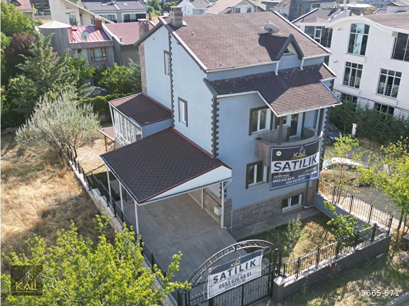 İncek zafer caddesi üzeri masrafsız 4+2 satılık villa kali̇ a.ş.