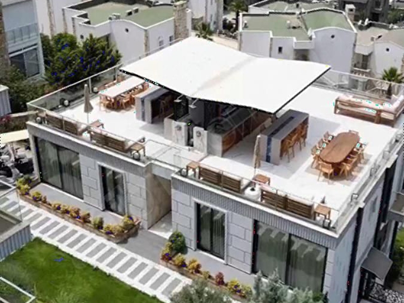 Bodrum bitez sahilde eşsiz deniz manzaralı daire