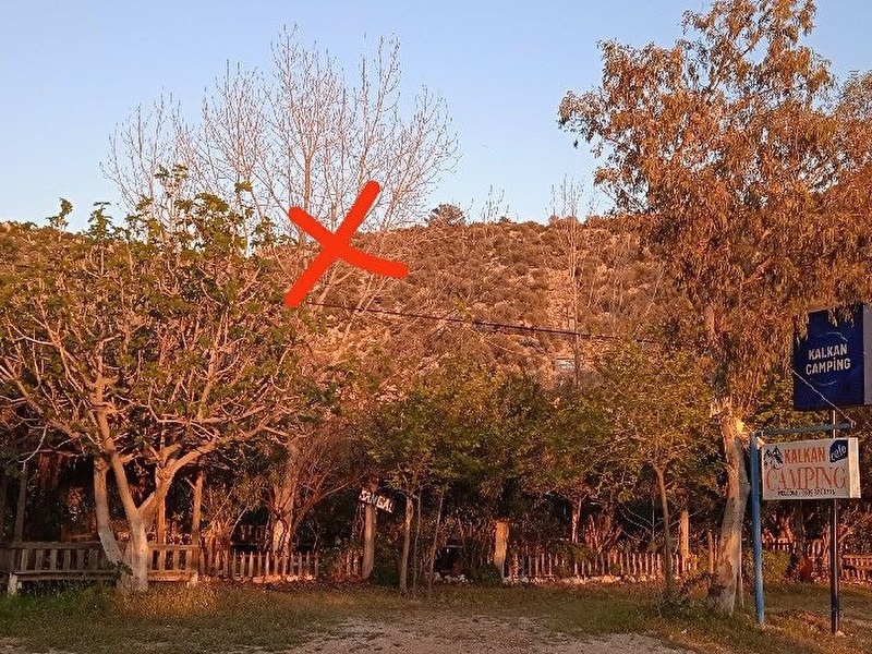 Kalkan ulugöl mevkiinde zeytinlik 669m² deniz manzaralı