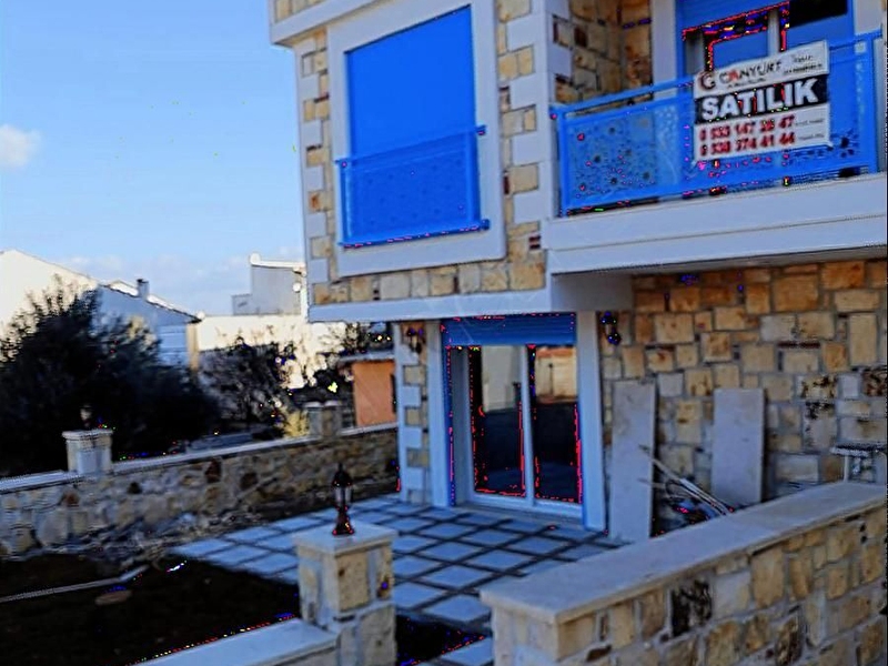 Yeni̇ foçanin gözde koylarndan petra koyda taş dublex