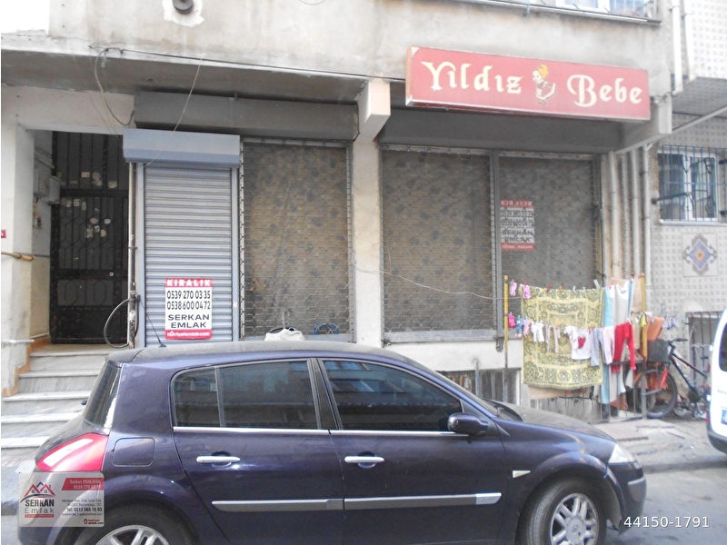 Bayrampaşa altıntepsi mah. yüksek giriş 50 m kare otamatik kepenkli dükkan