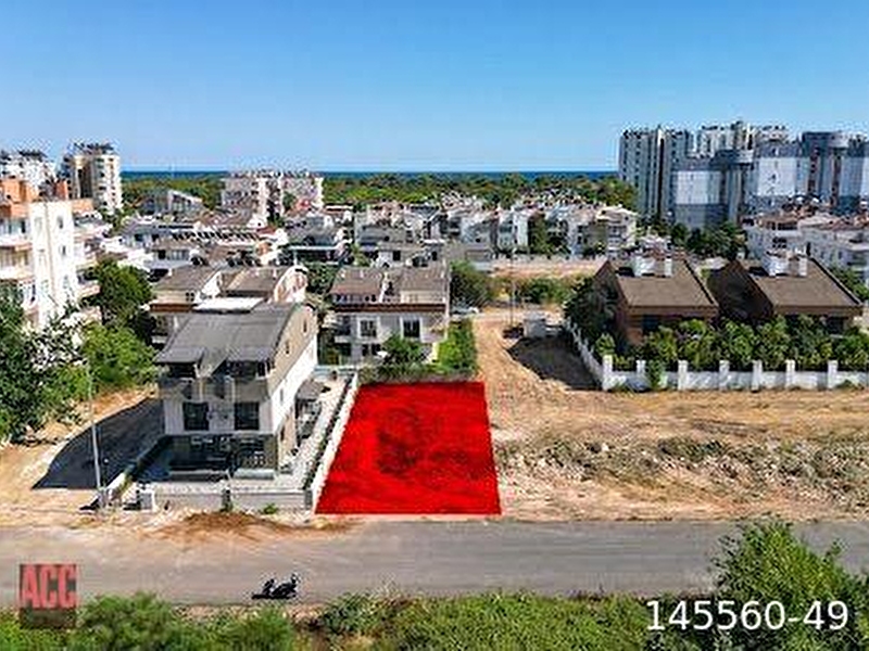 Acc homes’tan güzeloba turi̇zm yolu kundu’da 420 m2 vi̇lla arsasi