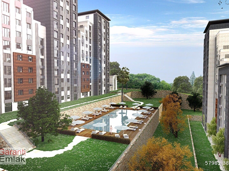 Zonguldak garanti̇ emlak'tan yapimi devam eden havuzlu kuleli̇ evleri̇ b blok'ta 1+1 satilik dai̇re