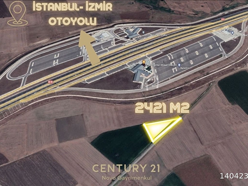 C21 novo'dan karacabey harmanli'da 2.241 m2 satilik arazi̇
