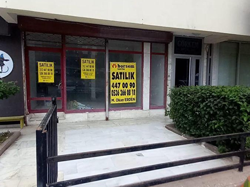 Borsem kuleli̇ den çankaya birlik bahçeşehir koleji karşısı 448.caddede 150 m2 satılık dükkan mağaza