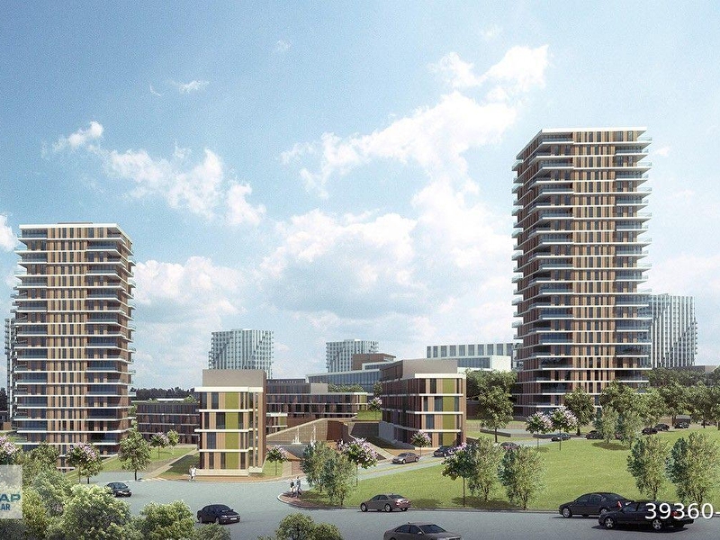 Turyap' tan ataşehi̇r projesi̇ni̇n i̇çi̇nde i̇marli 200 m2 satilik arsa