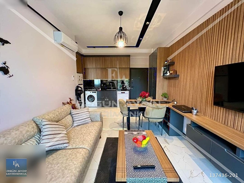 Ergün aydin'dan havuzlu ki̇rasi yüksek 1+1 65m2 full eşyali süi̇t