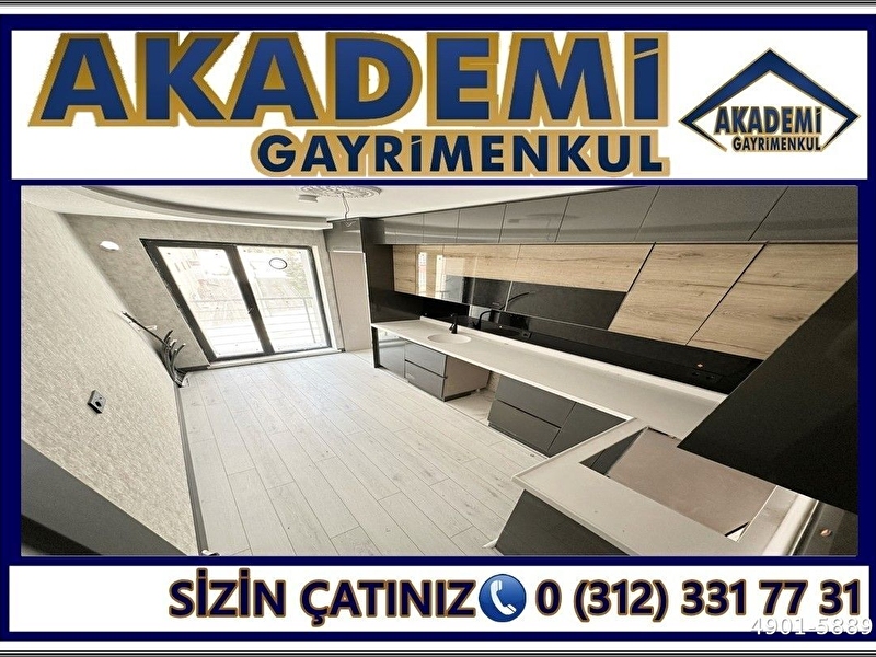 Akademi̇'den bölgeni̇n en yeni̇ bi̇nasinda full yapili 3+1 dai̇reler.