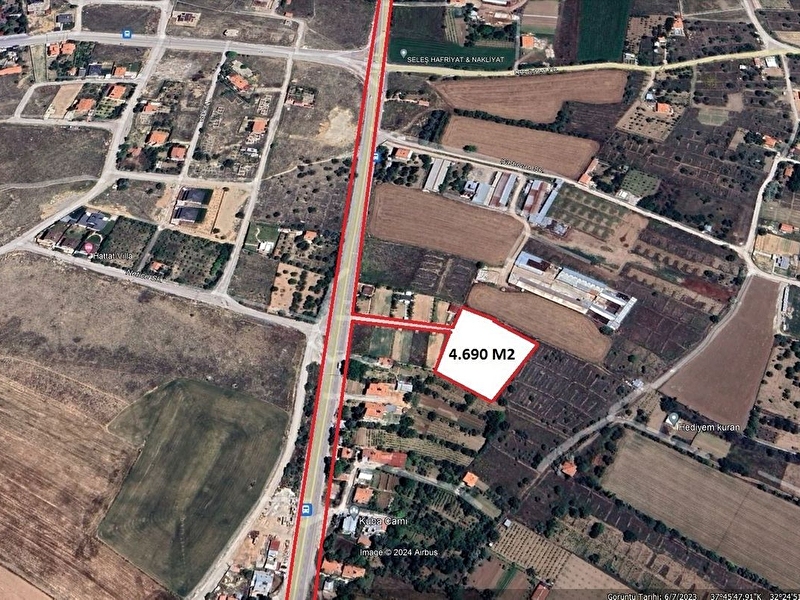 Gödende de ana yol di̇bi̇nde 4.690 m2 müstaki̇l tapulu satilik bahçe