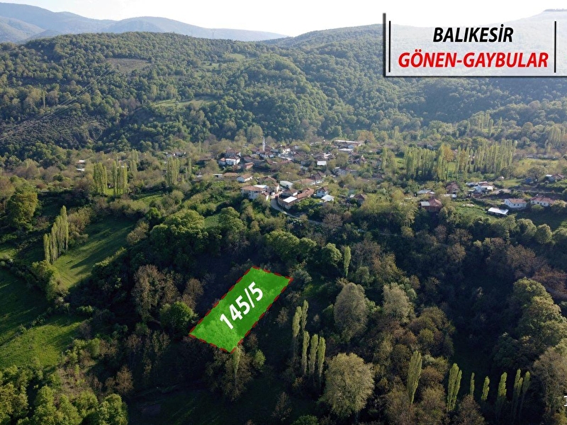 Balikesi̇r gönen gaybular köyünde 145 ada 5 parsel köy ci̇vari firsat satilik arazi̇