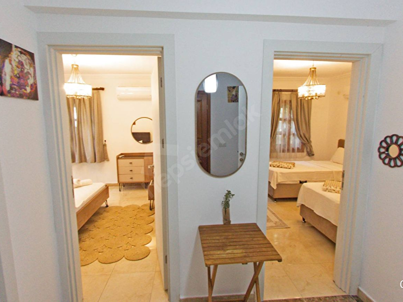 Günlük Kiralık 2 Odalı Müstakil Ev Muğla Marmaris Tepe Mahallesi 4 Kişi Kapasiteli