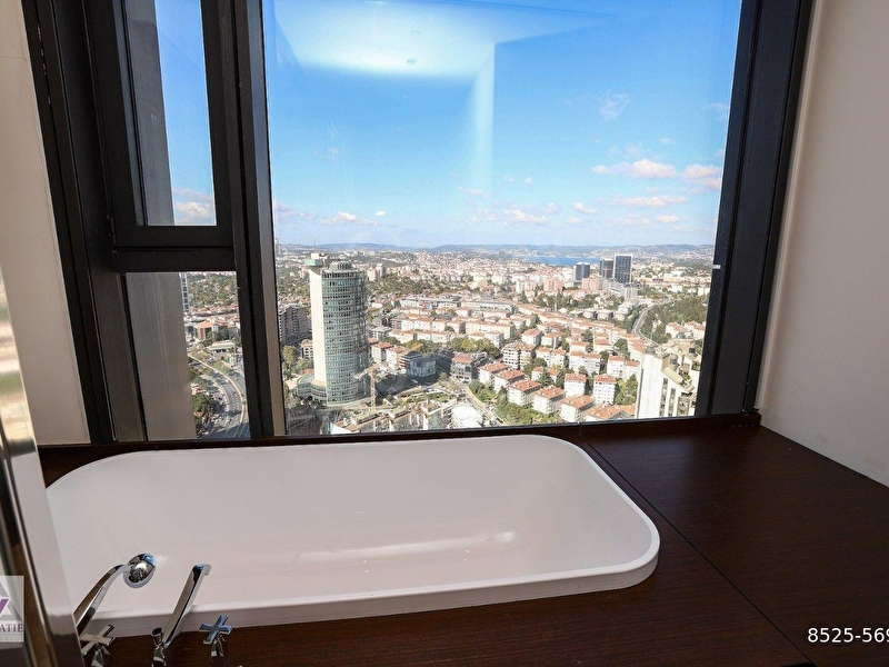 Zorlu Yanı Çiftçi Towers'ta 1 Kulede Yüksek Kat Satılık 3+1