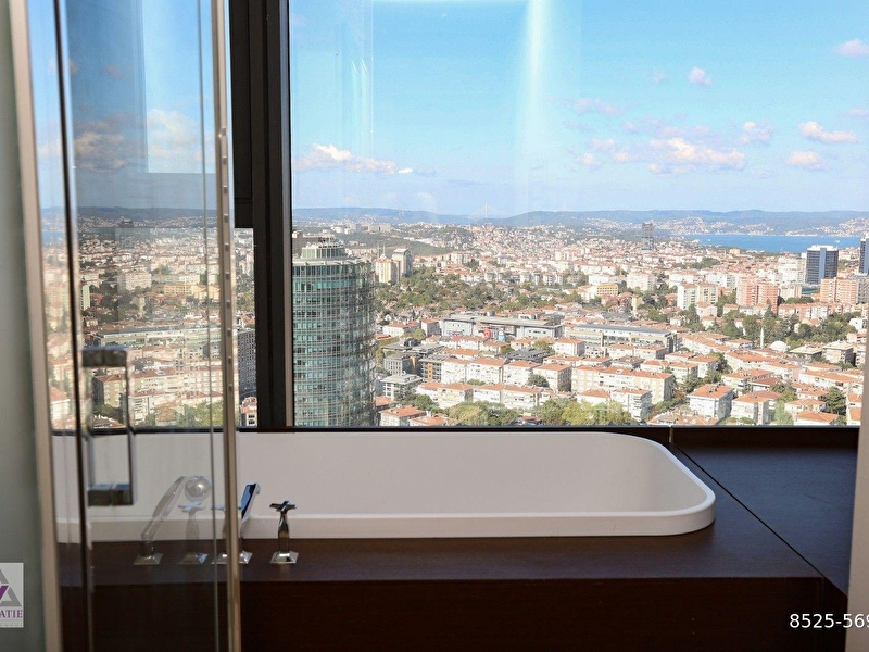 Zorlu Yanı Çiftçi Towers'ta 1 Kulede Yüksek Kat Satılık 3+1