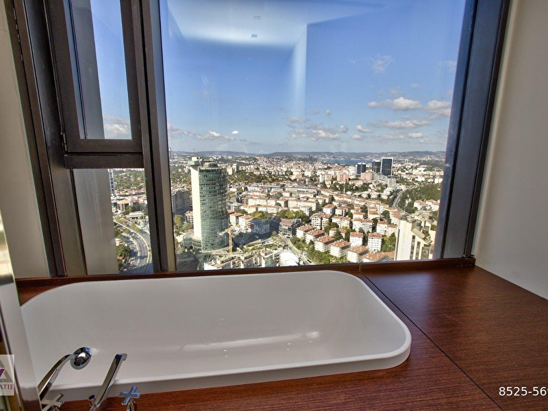 Zorlu Yanı Çiftçi Towers'ta 1 Kulede Yüksek Kat Satılık 3+1