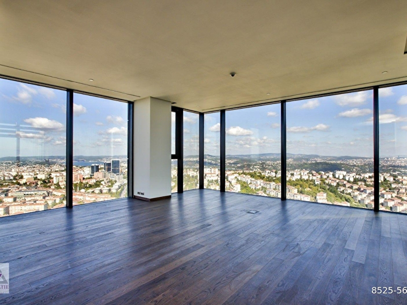 Zorlu Yanı Çiftçi Towers'ta 1 Kulede Yüksek Kat Satılık 3+1