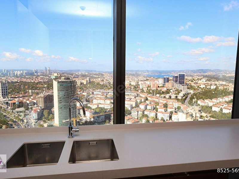 Zorlu Yanı Çiftçi Towers'ta 1 Kulede Yüksek Kat Satılık 3+1