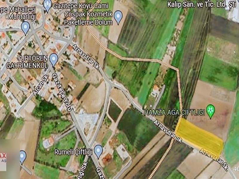 Silivri gazitepe'de satılık tarla