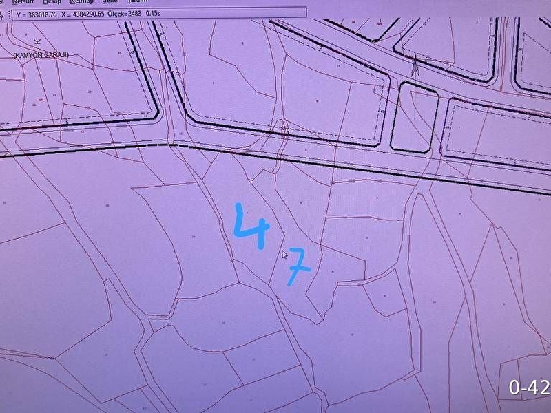 Balikesi̇r dursunbey merkezde keresteci̇ler bölgesi̇nde 5131,62m2 bahçe