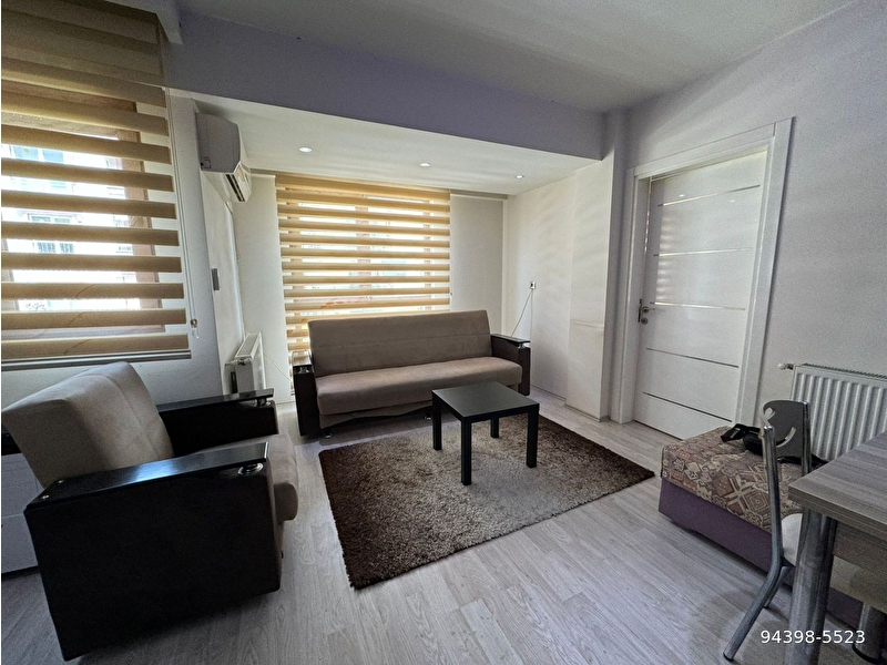 +1'den forum yakini 43 m2 1+1 eşyali klimali satilik apart