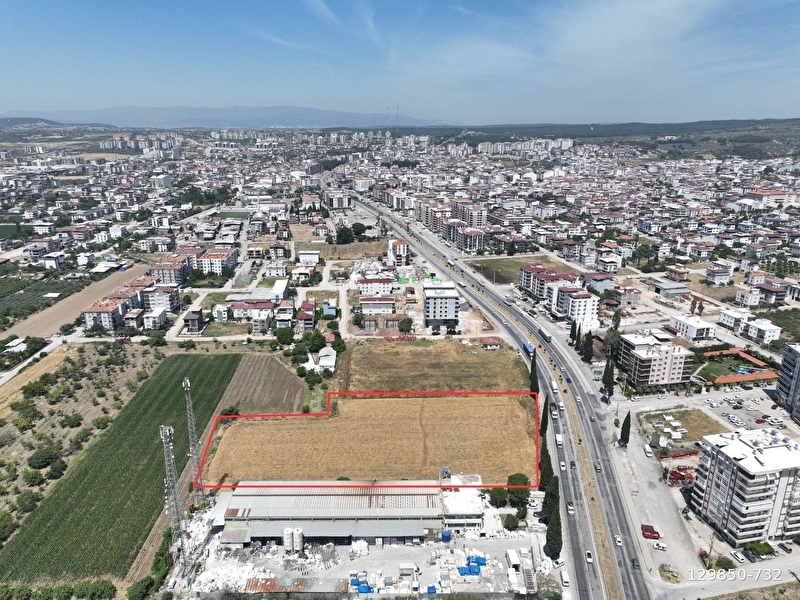 İzmir torbalı ayrancılar anayol 75 metre cepheli satılık 7.105 m2 i̇marlı arsa