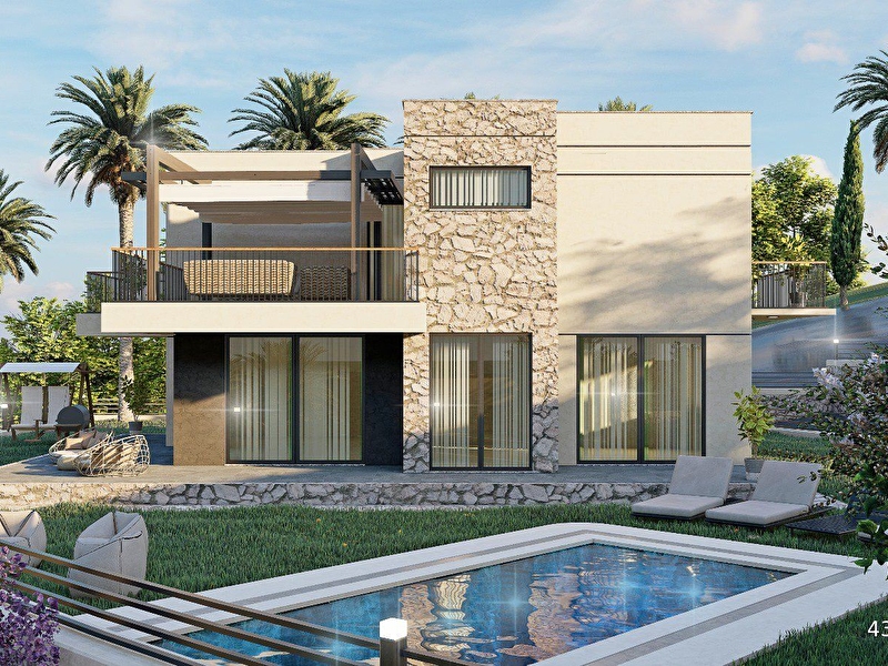 Didim akbük skyline projesinde deniz manzaralı satılık daireler