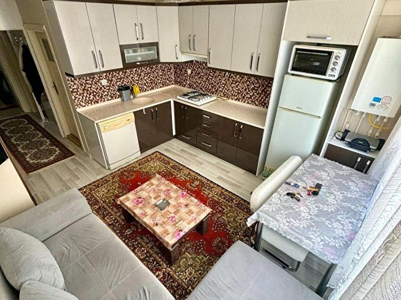 Bandırma uzman emlak tan paşabayır mah. full eşyalı amerikan mutfaklı bahçeli 2+1 kiralık daire