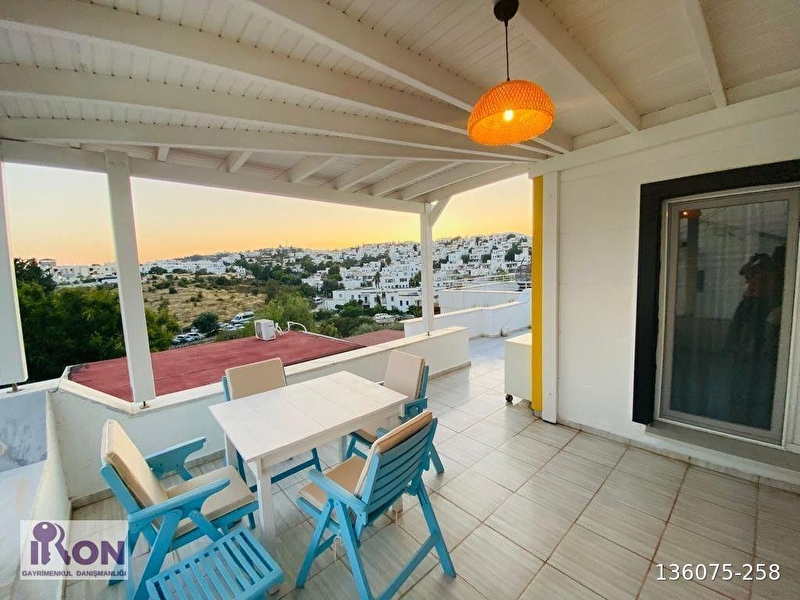 Bodrum eskiçeşme'de satılık manzaralı 2+1 daire