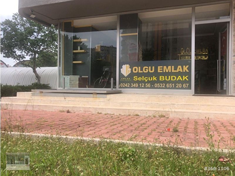 Güzeloba barinaklar bulvarinda cadde üstü satilik dükkan