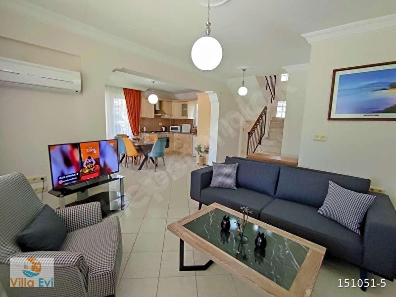 Günlük Kiralık 3 Odalı Villa Muğla Fethiye Ölüdeniz Mahallesi 6 Kişi Kapasiteli