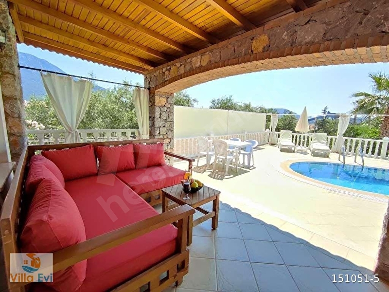 Günlük Kiralık 3 Odalı Villa Muğla Fethiye Ölüdeniz Mahallesi 6 Kişi Kapasiteli