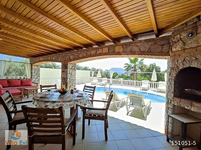 Günlük Kiralık 3 Odalı Villa Muğla Fethiye Ölüdeniz Mahallesi 6 Kişi Kapasiteli