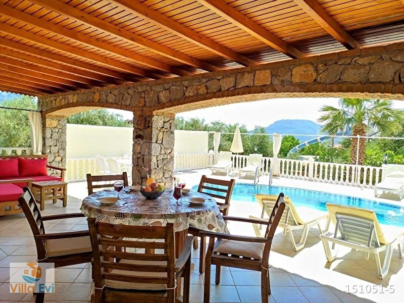 Günlük Kiralık 3 Odalı Villa Muğla Fethiye Ölüdeniz Mahallesi 6 Kişi Kapasiteli