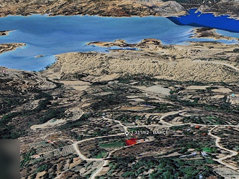 Ermenek deği̇rmenli̇k 1.330 m2 satilik meyve bahçesi̇