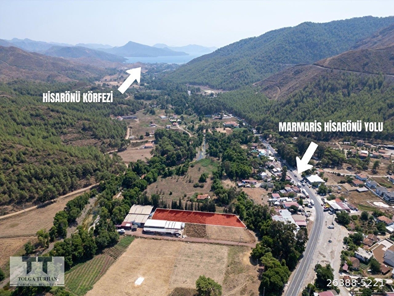Tt emlak'tan marmaris değirmenyanında satılık 3332 m2 arazi
