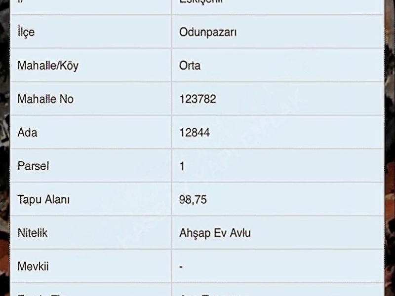 Tari̇hi̇ bölgede ti̇cari̇ i̇marli 100 m2 satilik arsa